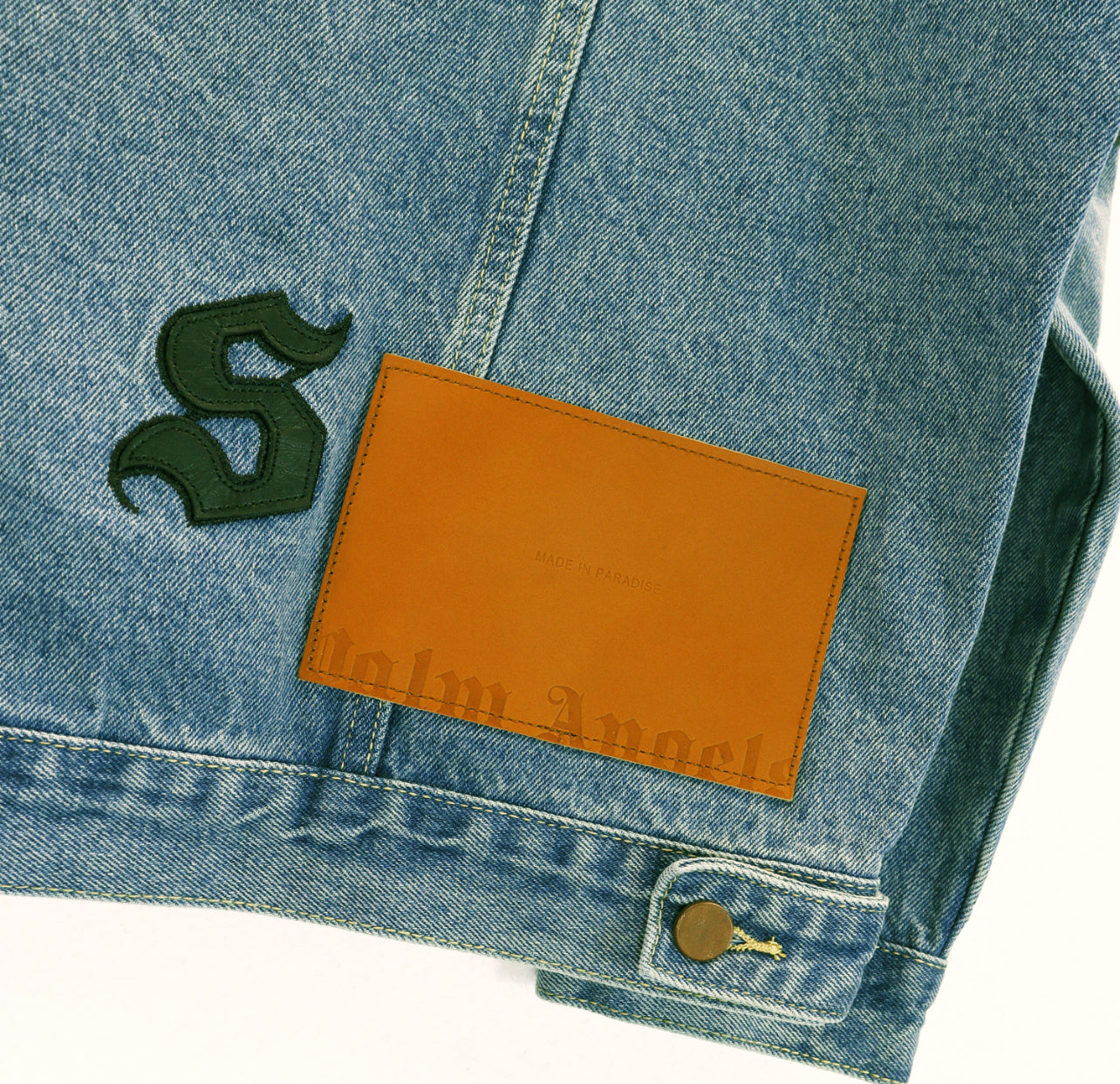 Palm Angels Track Denim Jacket
