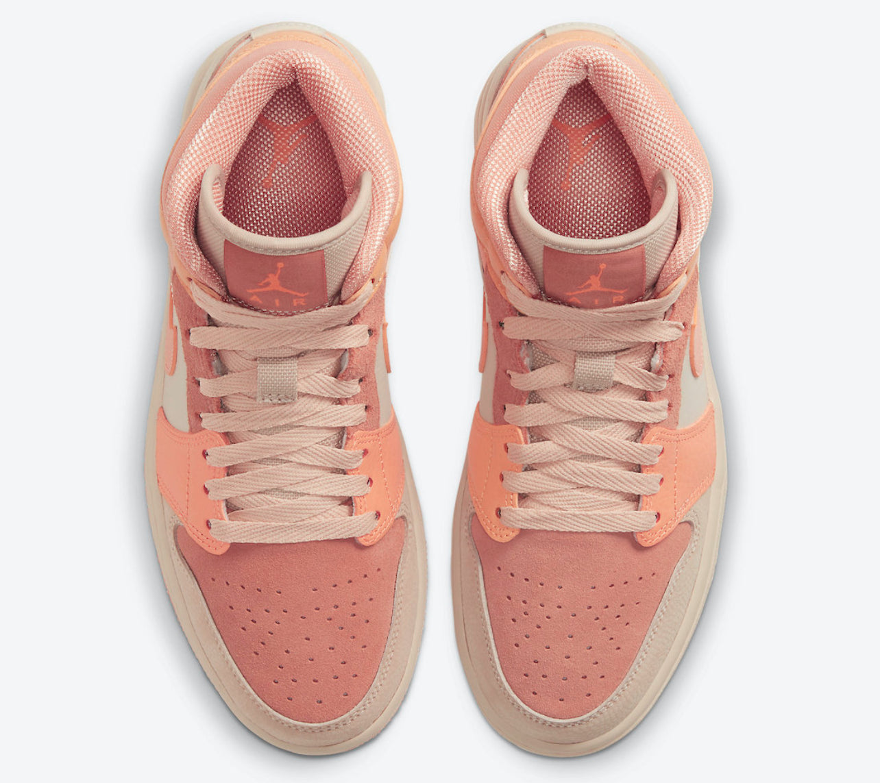 Air Jordan 1 High Mid-Atomic-Orange-Terra-Blush