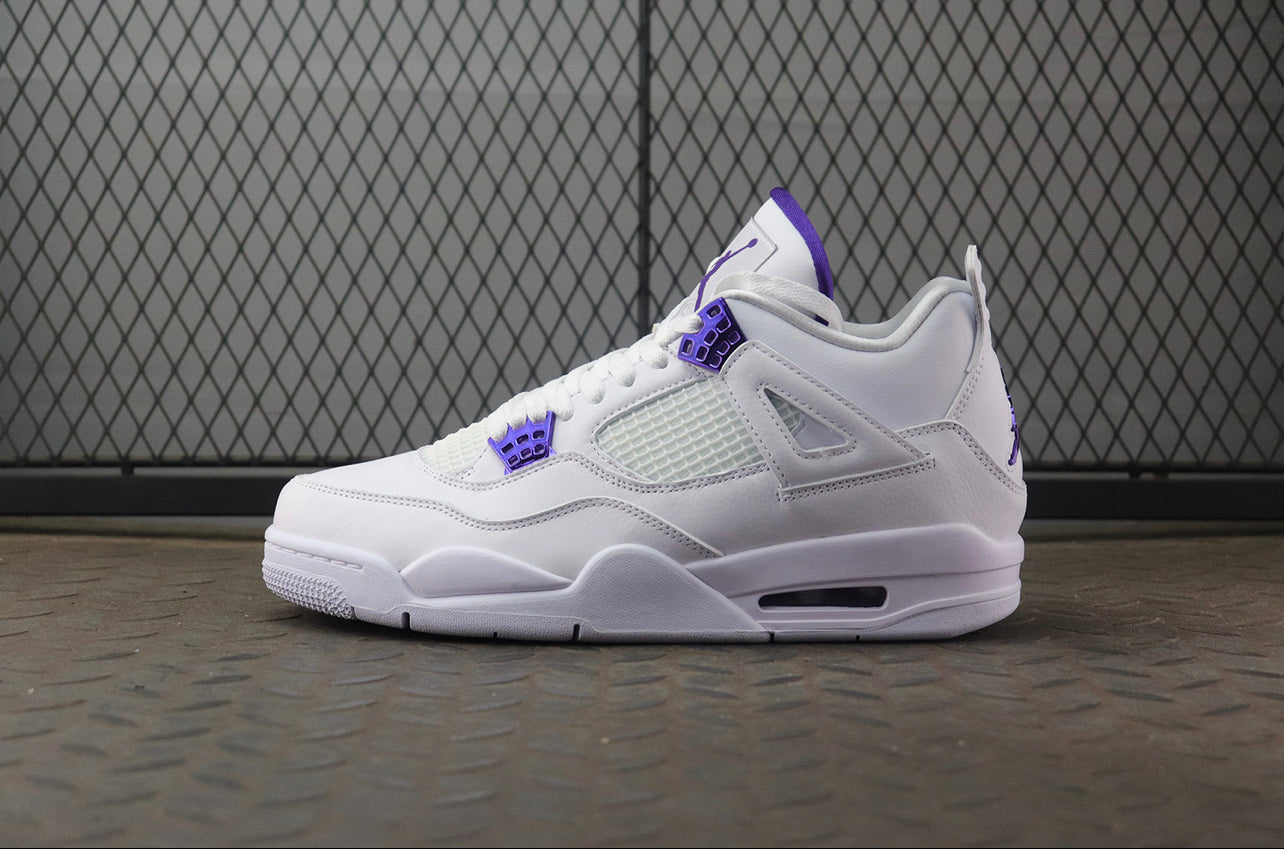 Air Jordan 4 Purple-White