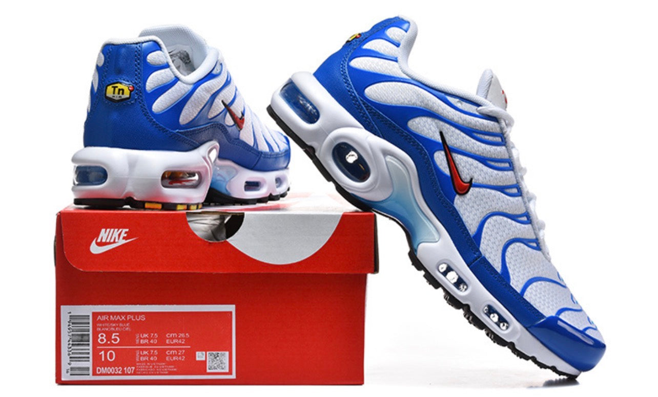 Air Plus TN White-Team Orange-Signal Blue - OLD ROYAL