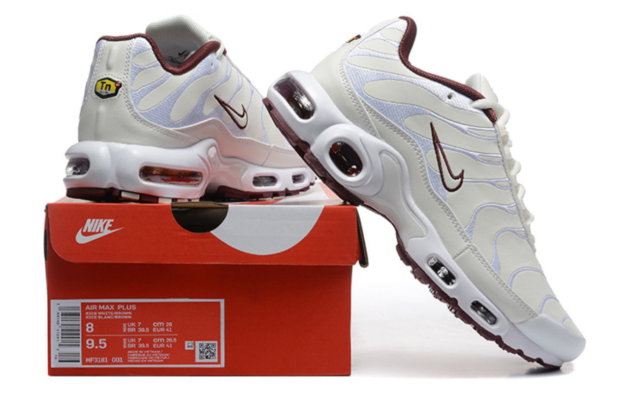 Air Plus TN White-Dark Red