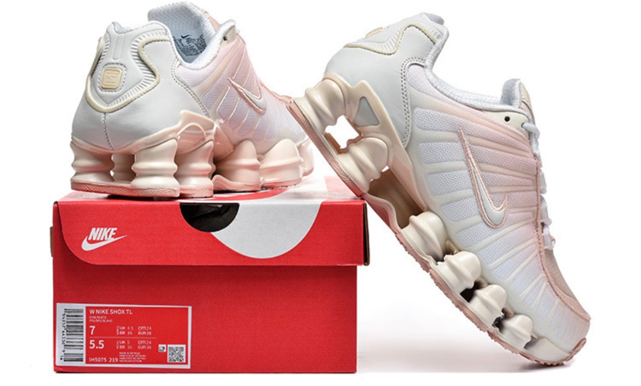 Air Shox TL White-Light Pink