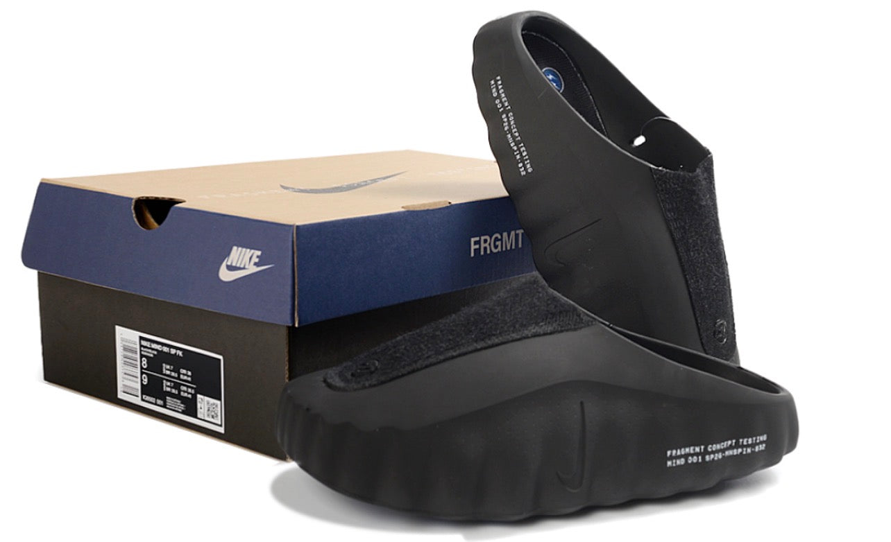 Slippers Mind 001 Black Fragment