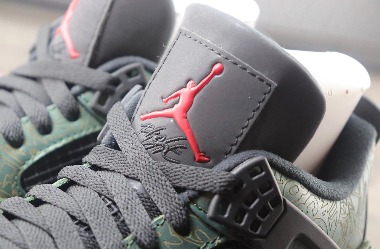 Air Jordan 4 Black-Green