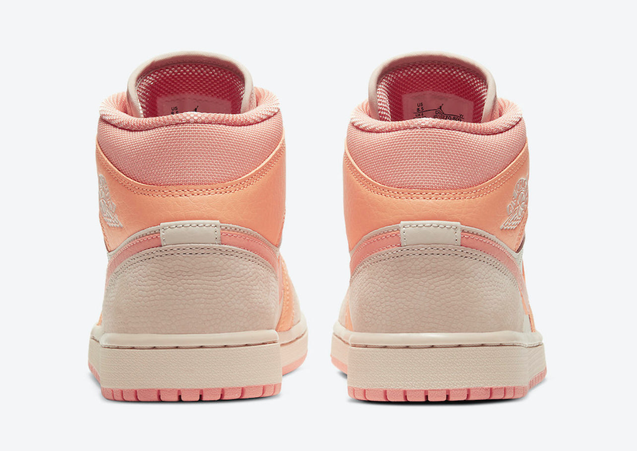 Air Jordan 1 High Mid-Atomic-Orange-Terra-Blush