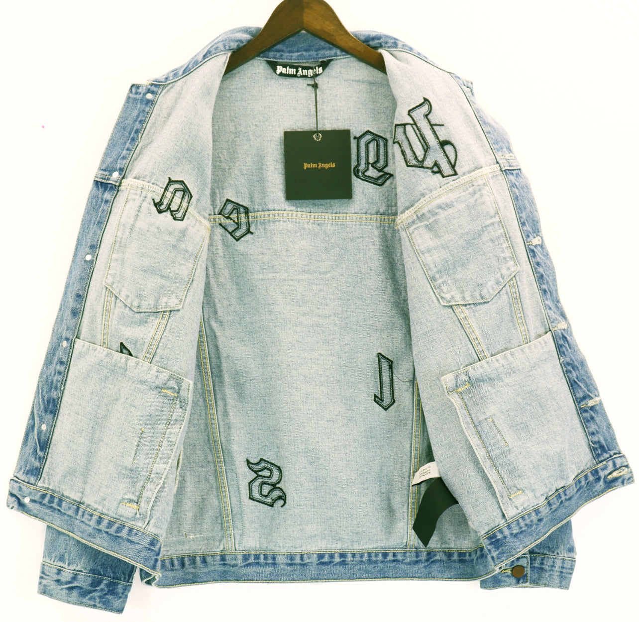 Palm Angels Track Denim Jacket