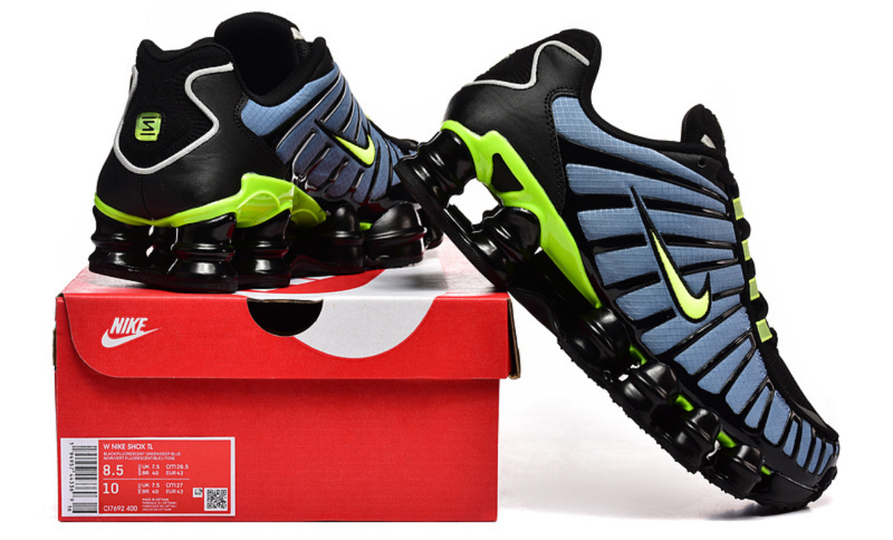 Air Shox TL Black-Green-Blue