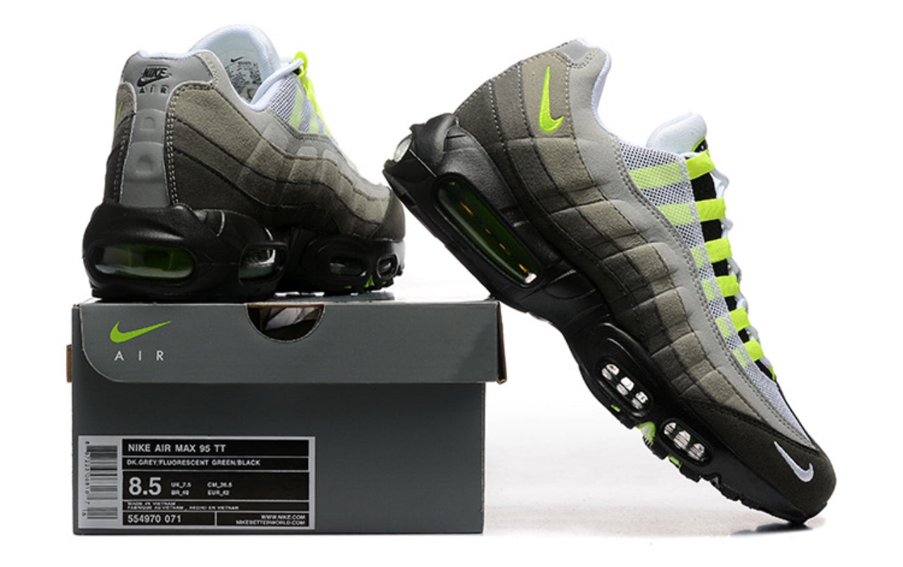 Air Max 95 Grey Fluorescent Green Black