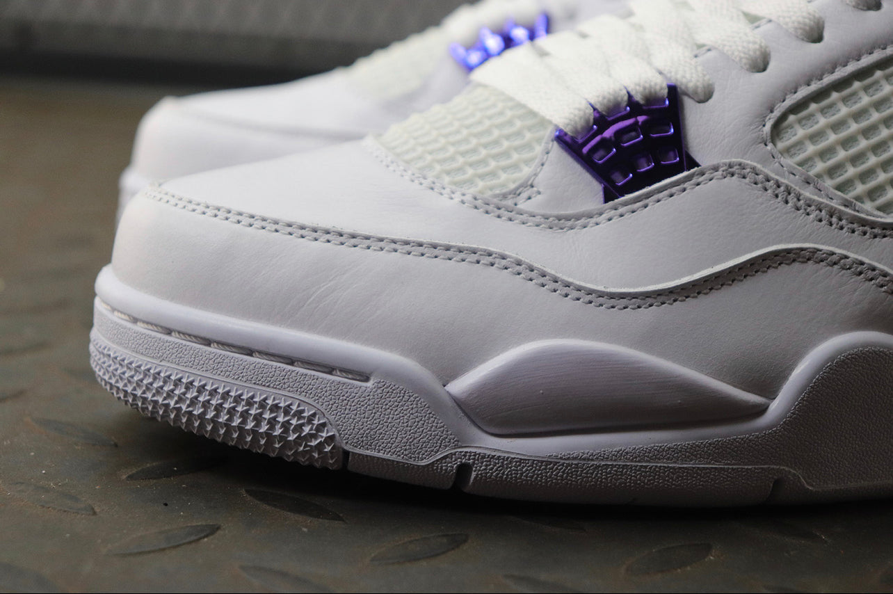 Air Jordan 4 Purple-White