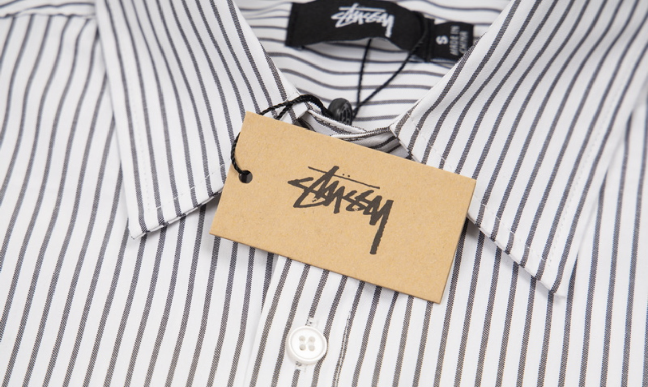 Stűssy long-sleeve button-up shirt
