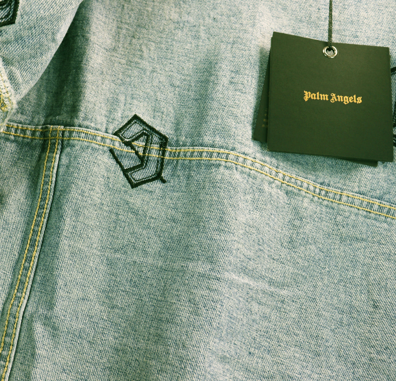 Palm Angels Track Denim Jacket