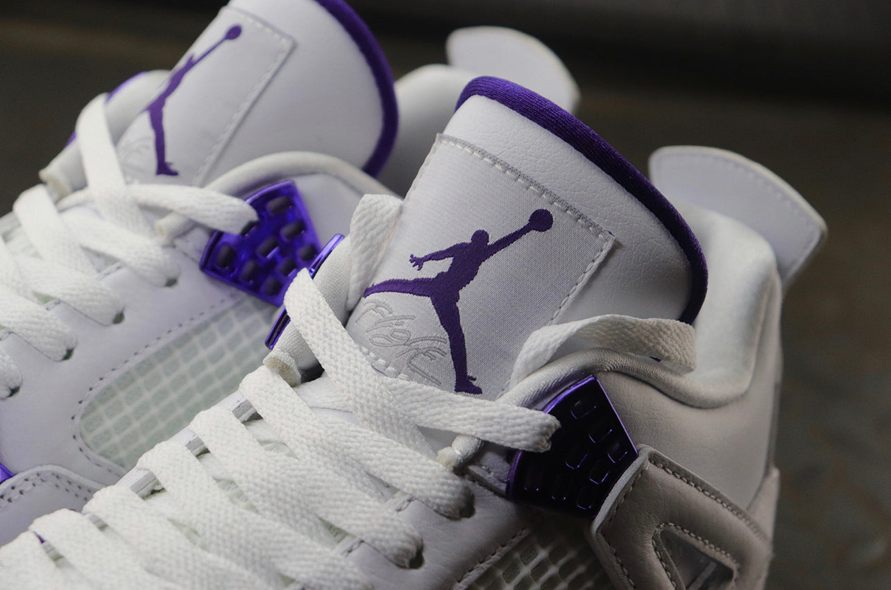 Air Jordan 4 Purple-White