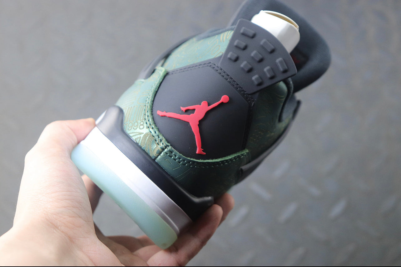 Air Jordan 4 Black-Green