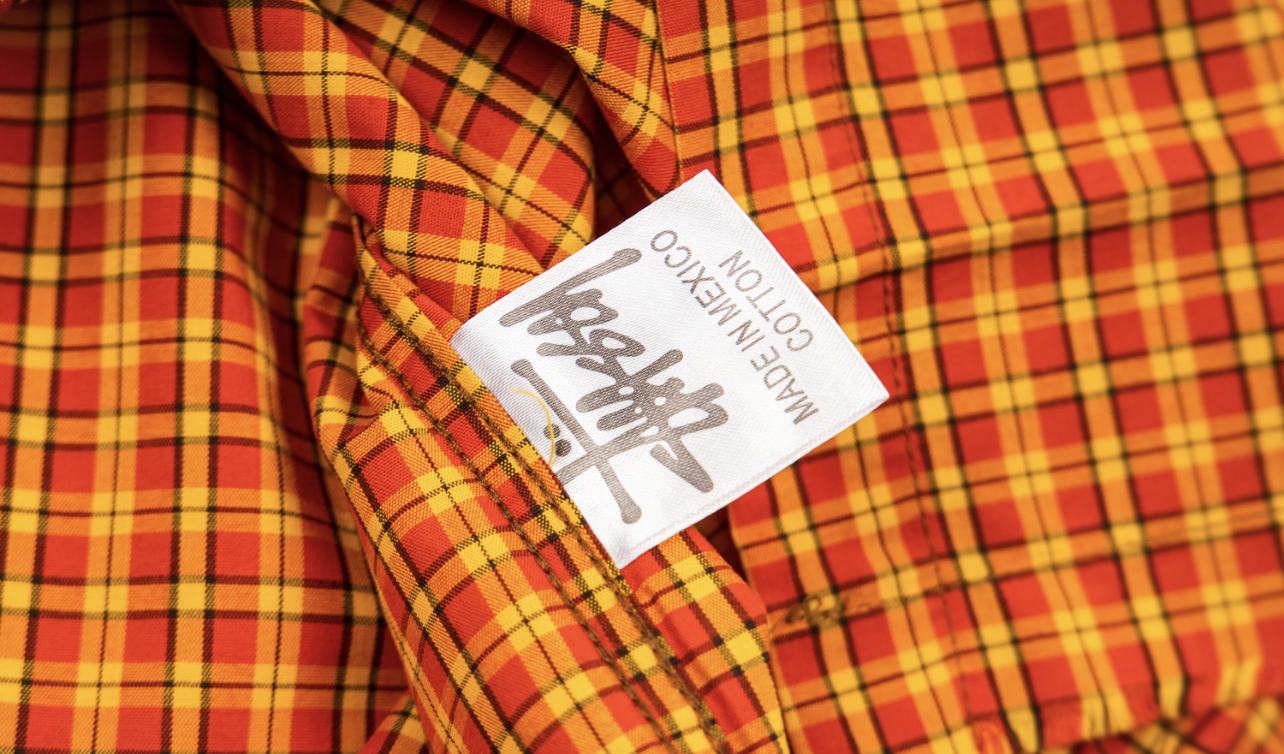 Stűssy long-sleeve button-up shirt