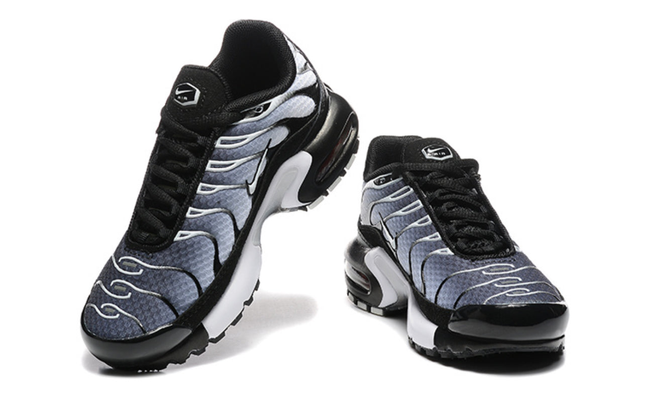 Air Plus TN Black-White-Metallic Silver