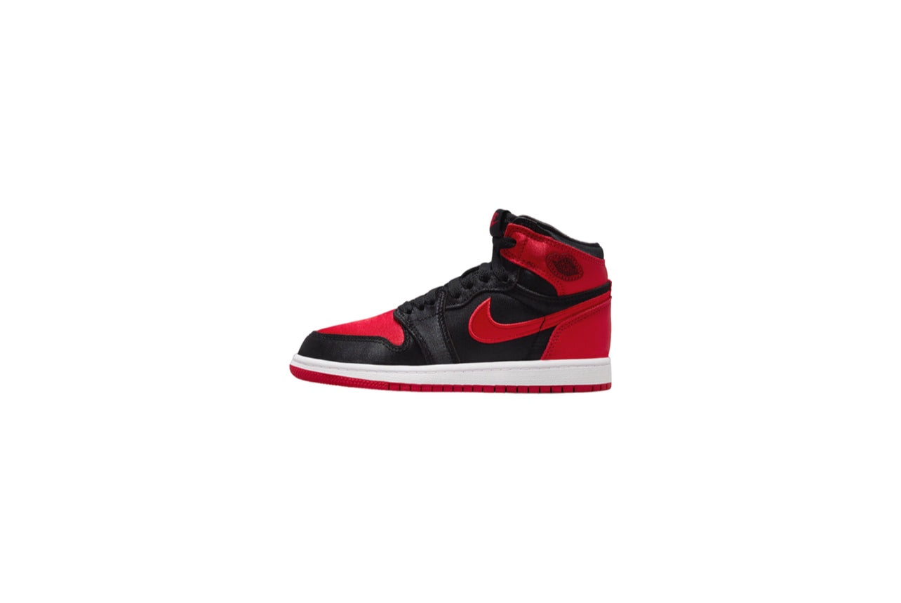 Air Jordan 1 High Satin-Bred-Kids