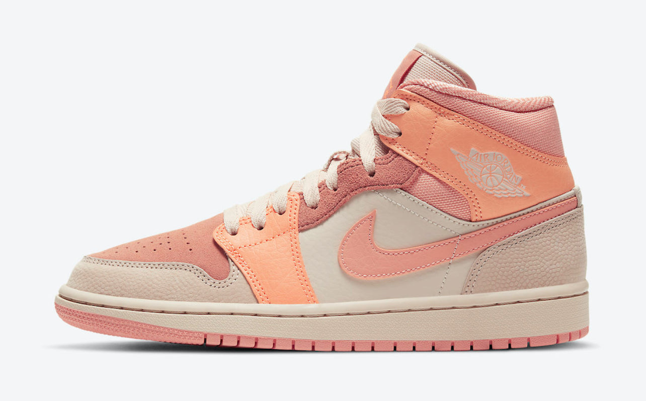 Air Jordan 1 High Mid-Atomic-Orange-Terra-Blush