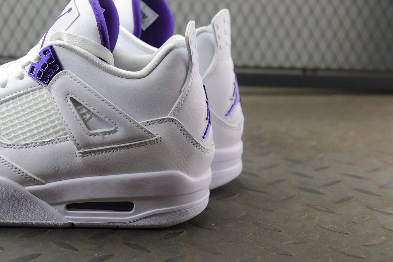 Air Jordan 4 Purple-White