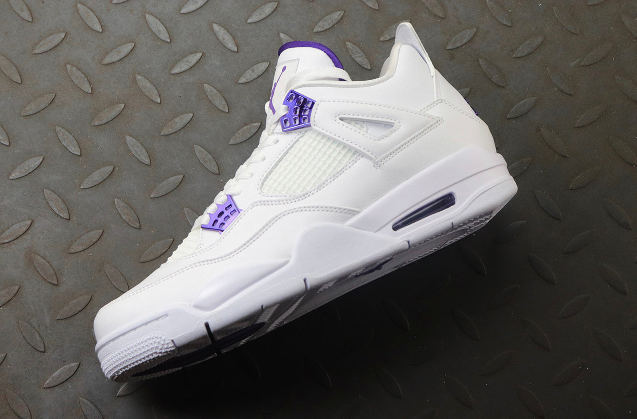 Air Jordan 4 Purple-White