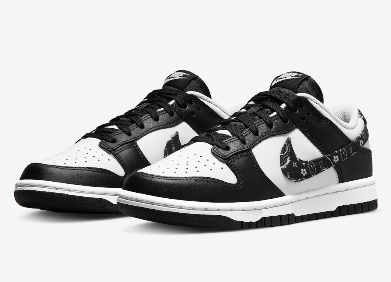 Dunk SB Low Black Paisley