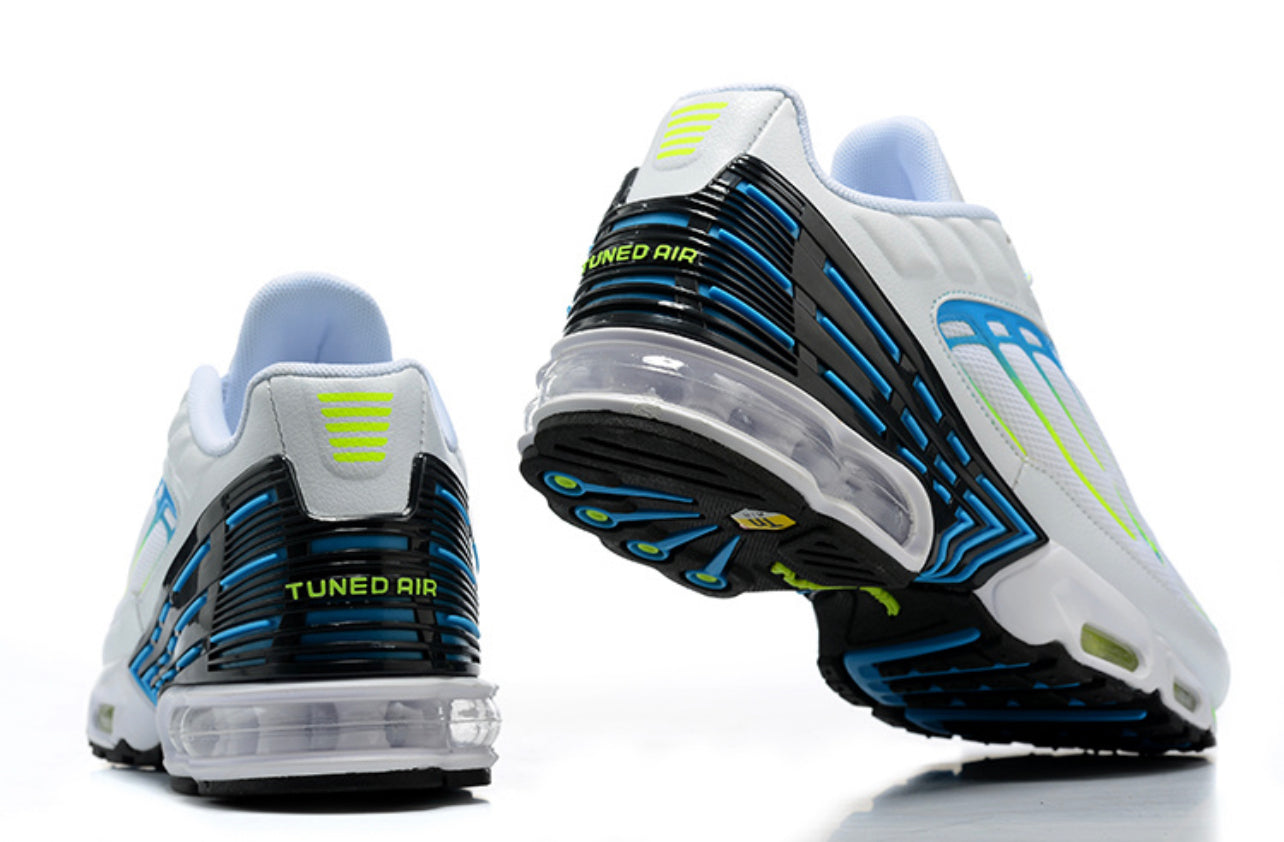Air Plus TN3 White-Light Green- Blue