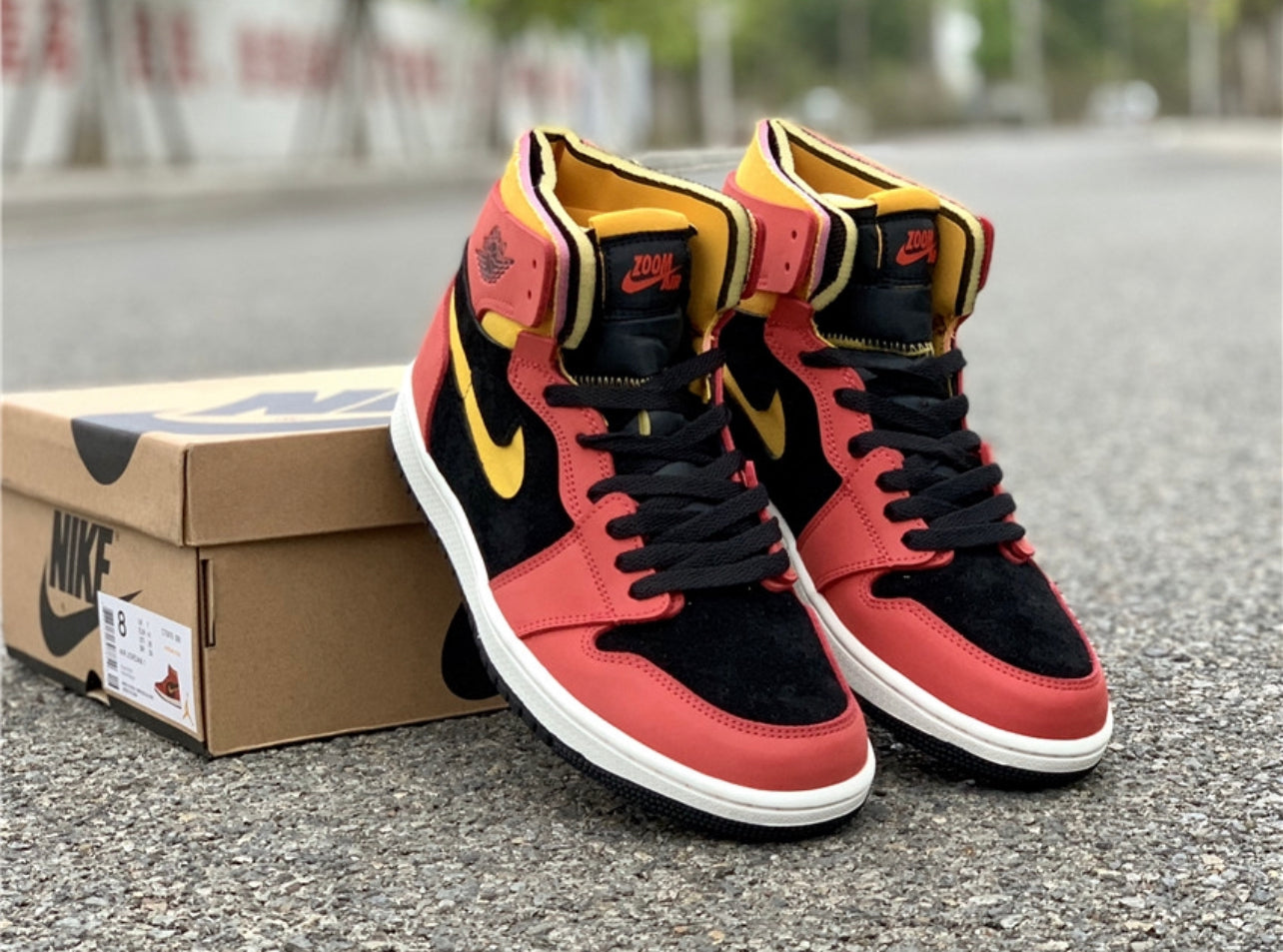 Air Jordan 1 Shattered Yellow-Orange