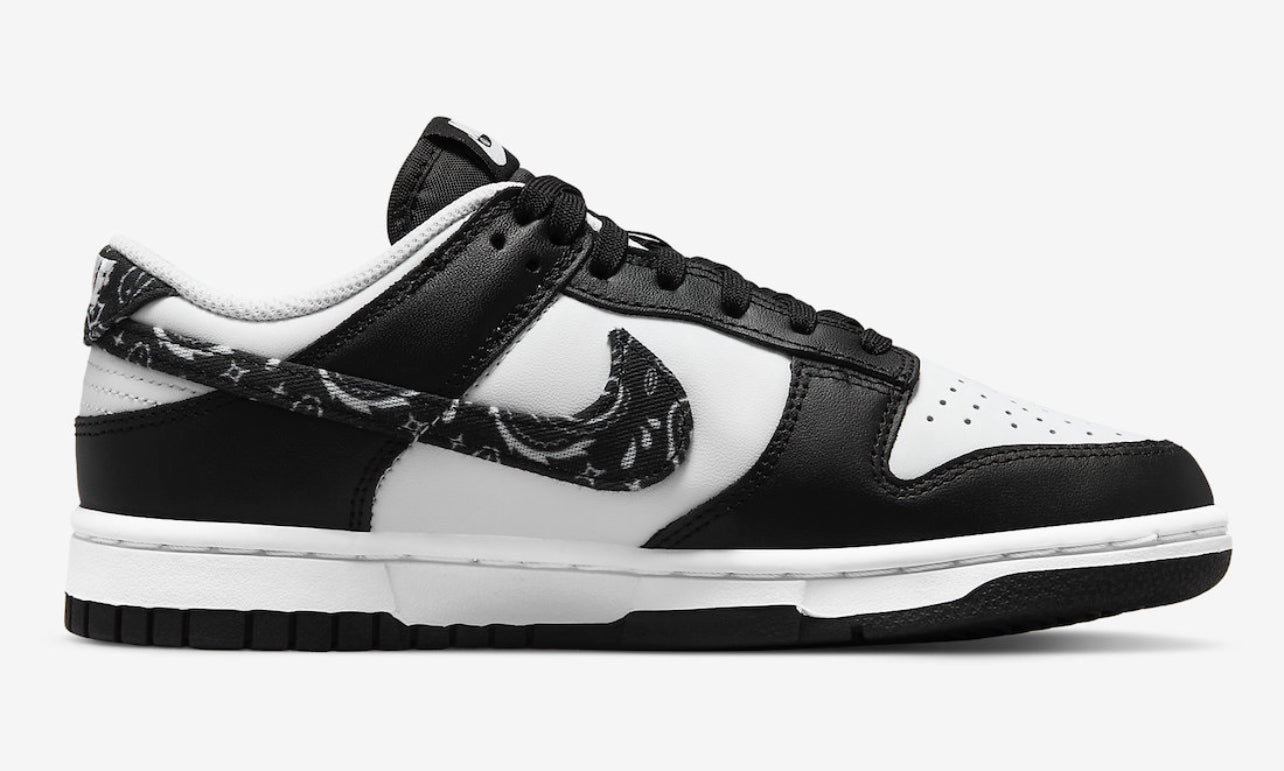 Dunk SB Low Black Paisley