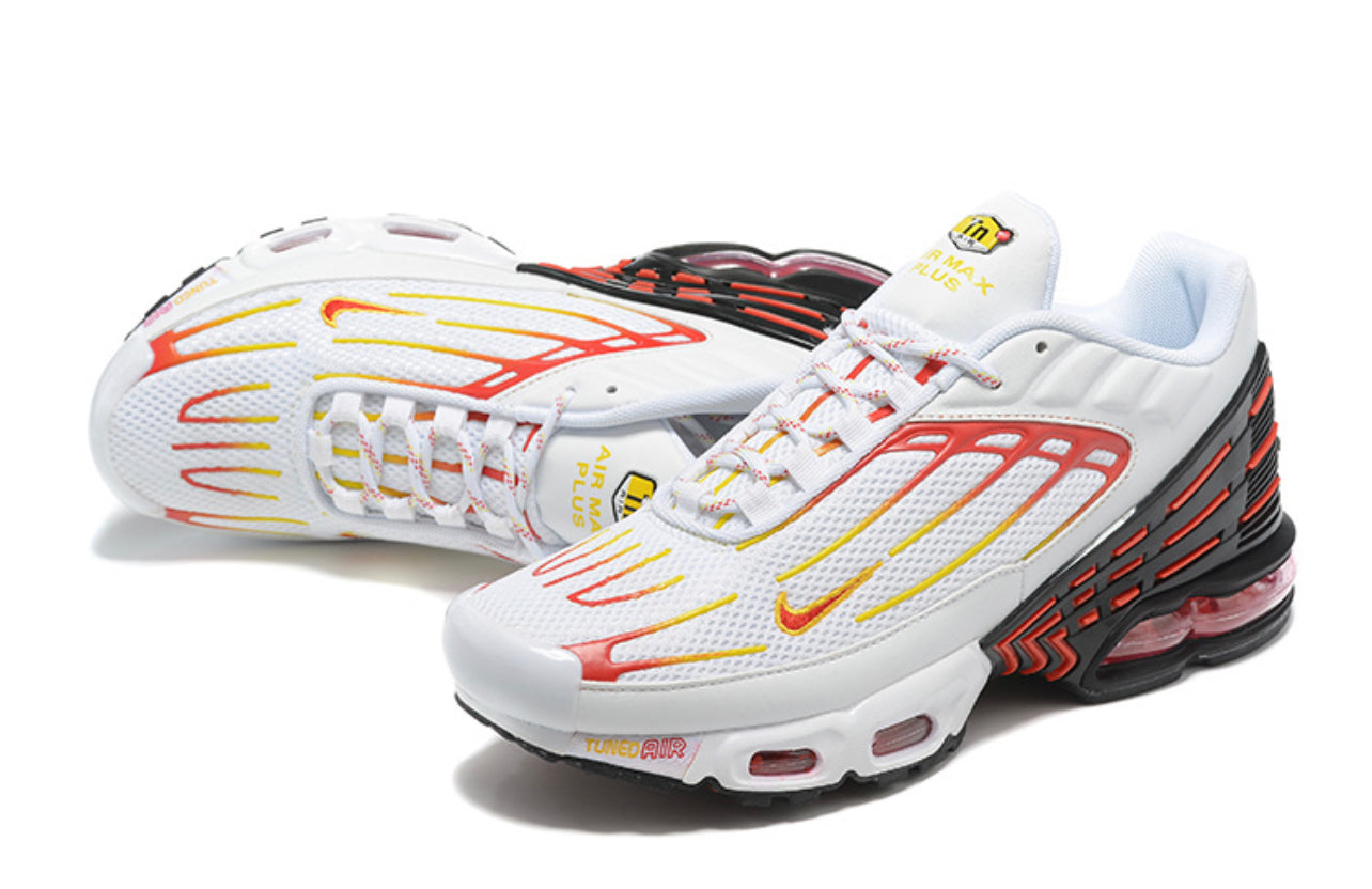 Air Plus TN3 White-University Red-Yellow Strike