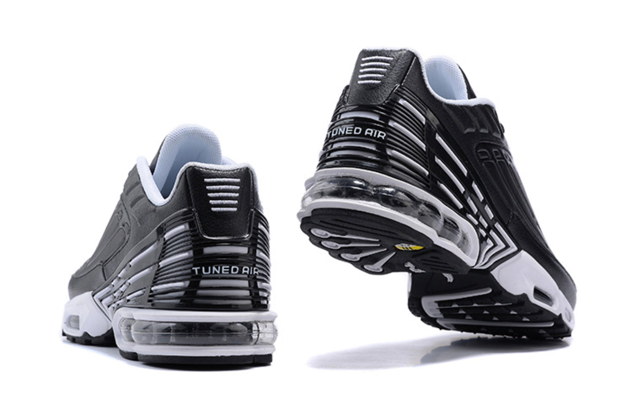 Air Plus TN3 Black-Leather-White