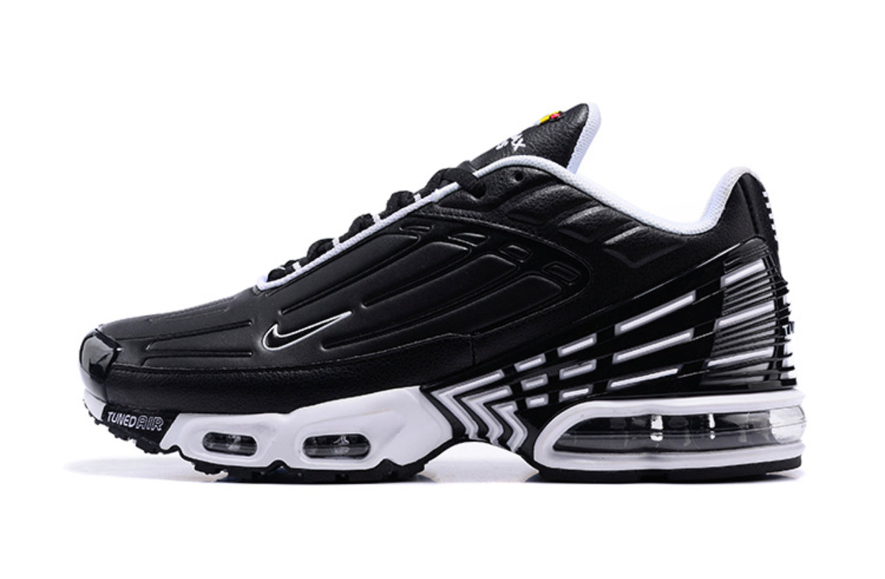 Air Plus TN3 Black-Leather-White