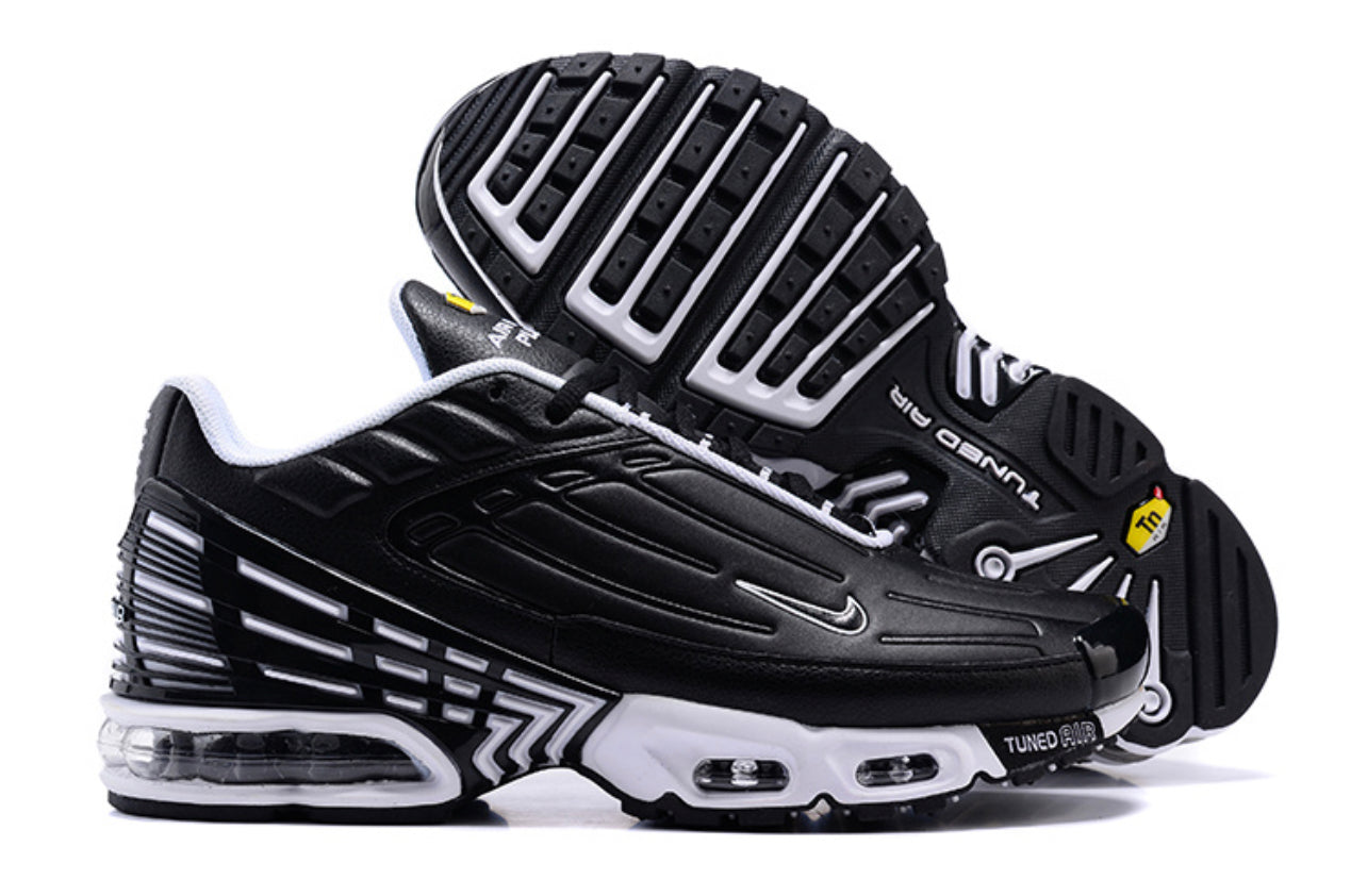 Air Plus TN3 Black-Leather-White