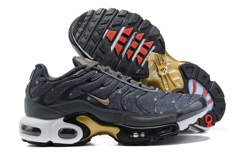 Air Plus TN Iron Grey-Metallic Gold-Black
