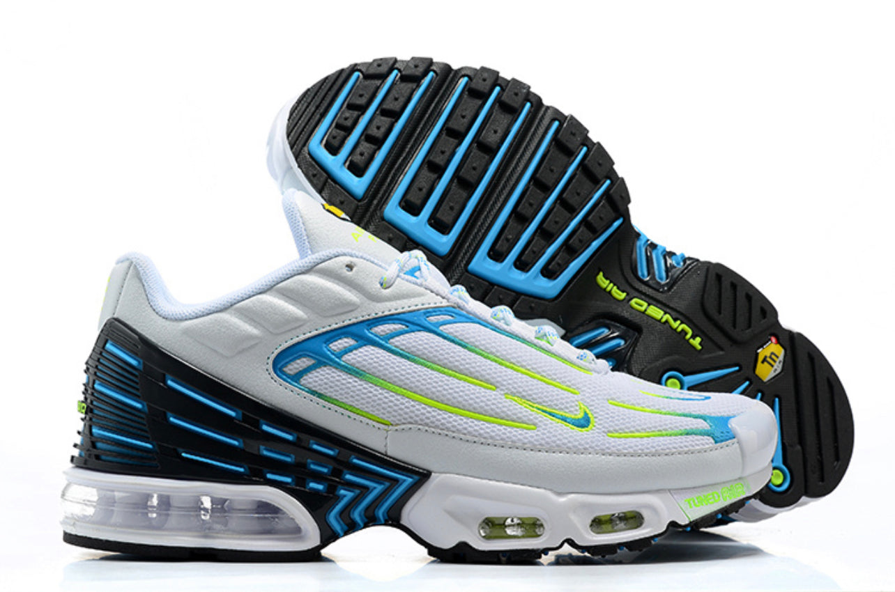 Air Plus TN3 White-Light Green- Blue