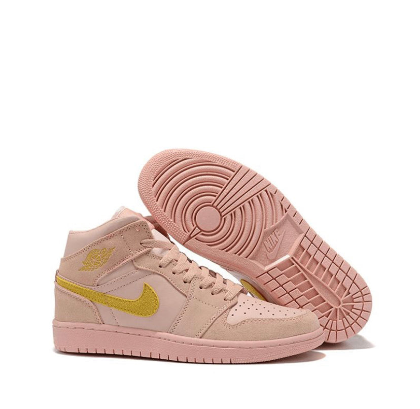 Air Jordan 1 Coral Pink Gold