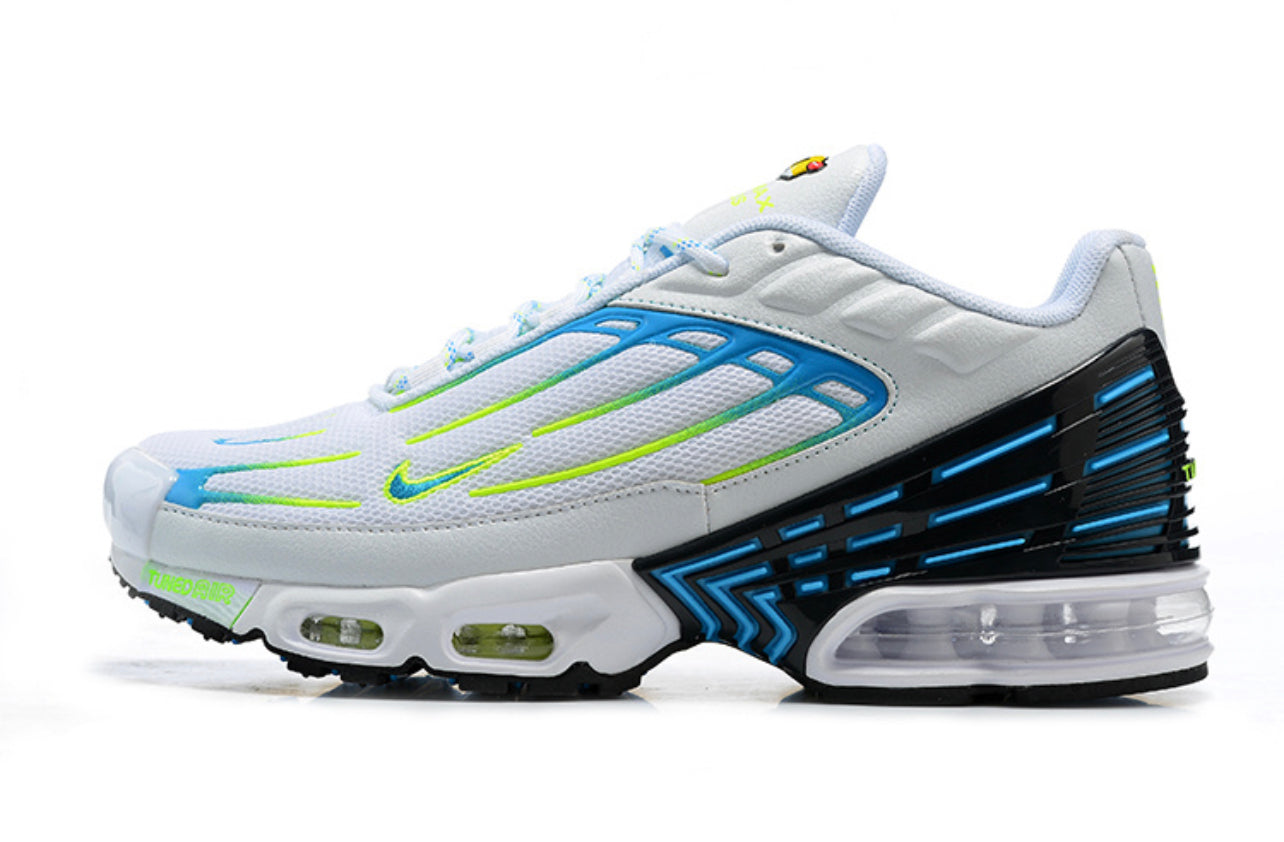 Air Plus TN3 White-Light Green- Blue