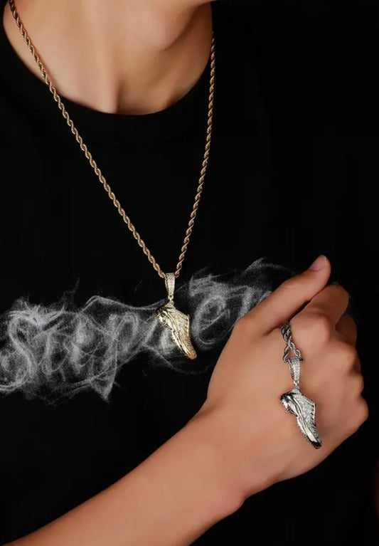 TN Air Gold Pendent Chain