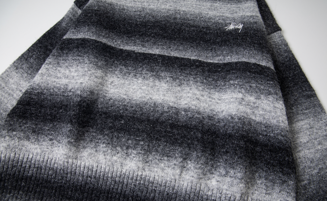 Stűssy Gradient Stripe Knit Sweater