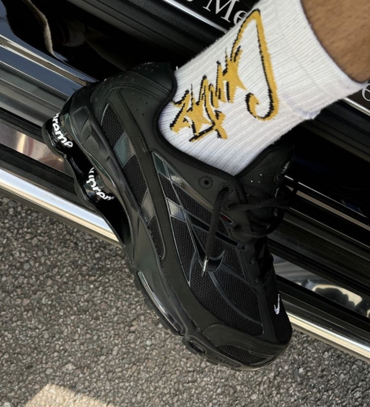 Supreme x Shox Ride 2 Triple Black
