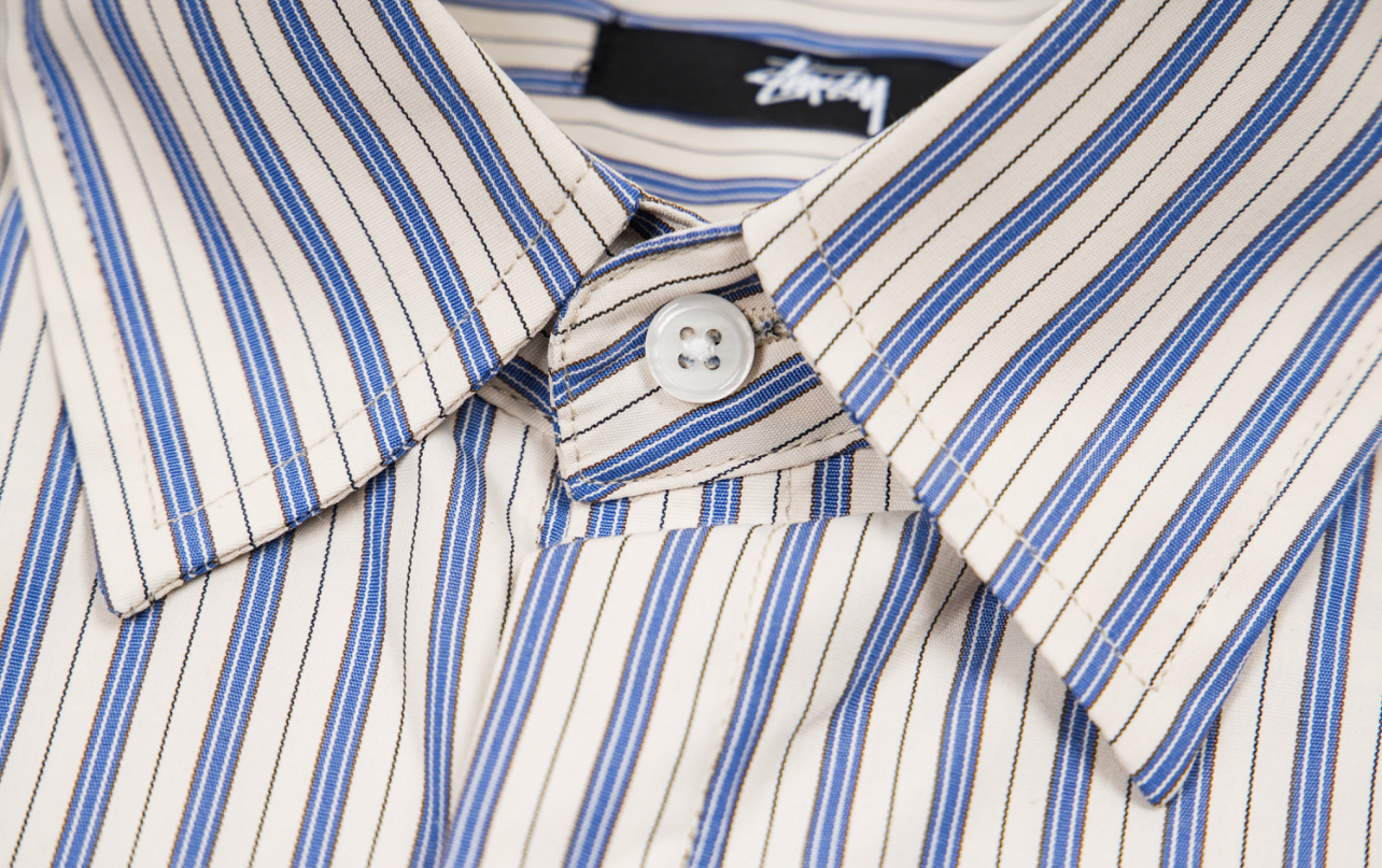 Stűssy long-sleeve button-up shirt