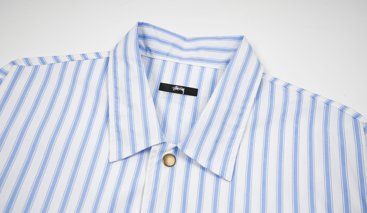 Stűssy long-sleeve button-up shirt