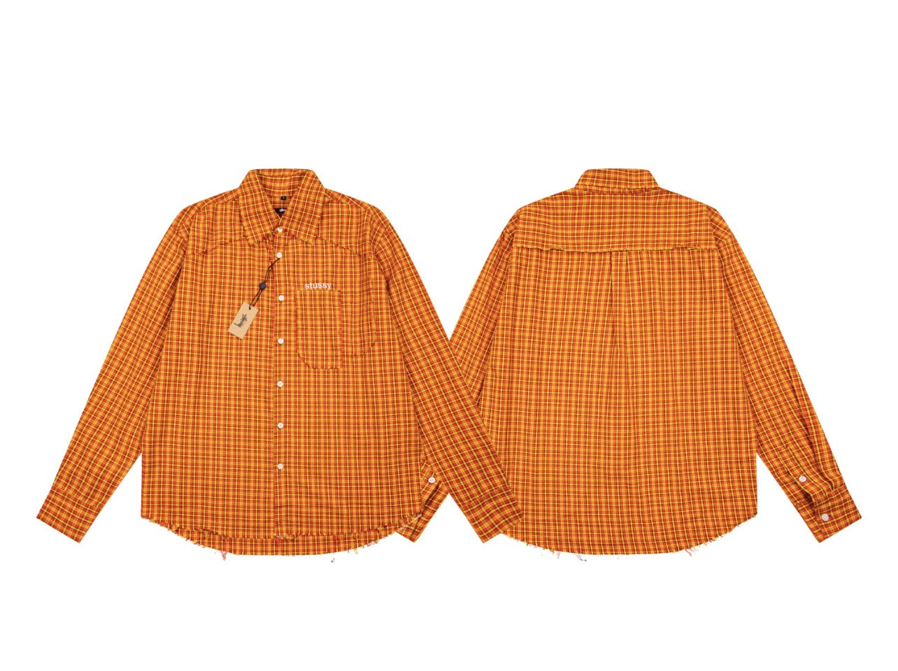 Stűssy long-sleeve button-up shirt