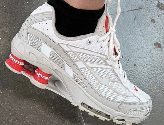Supreme x Shox Ride 2 White-Red