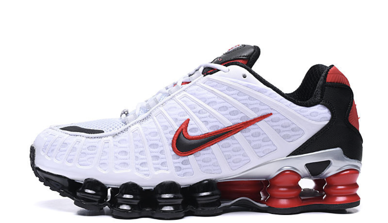 Air Shox TL White-Red-Black