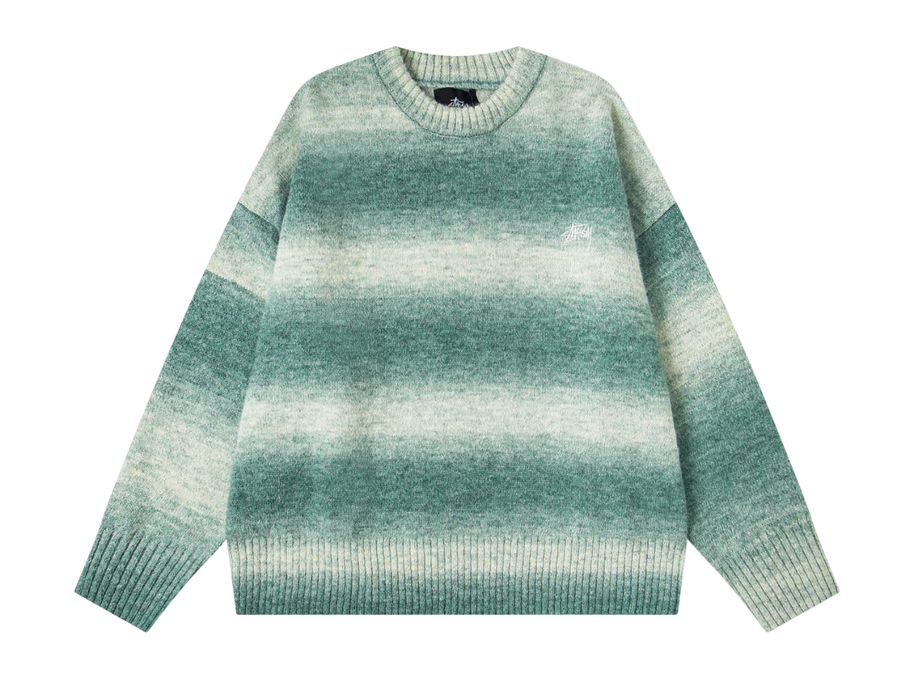 Stűssy Gradient Stripe Knit Sweater