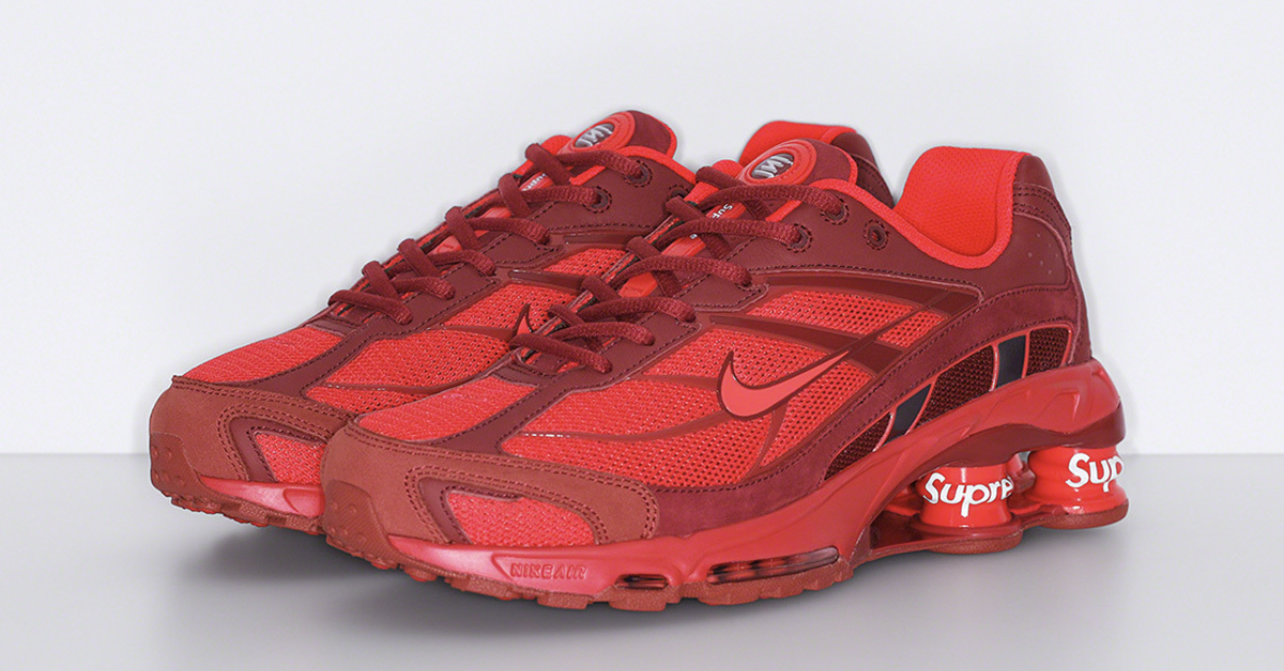 Supreme x Shox Ride 2 Triple Red