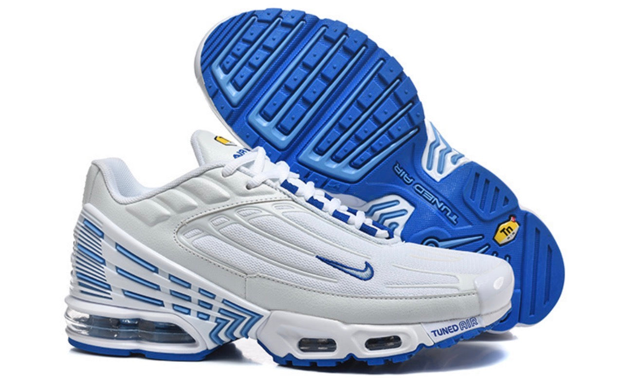 Air Plus TN3 White-Mean Blue