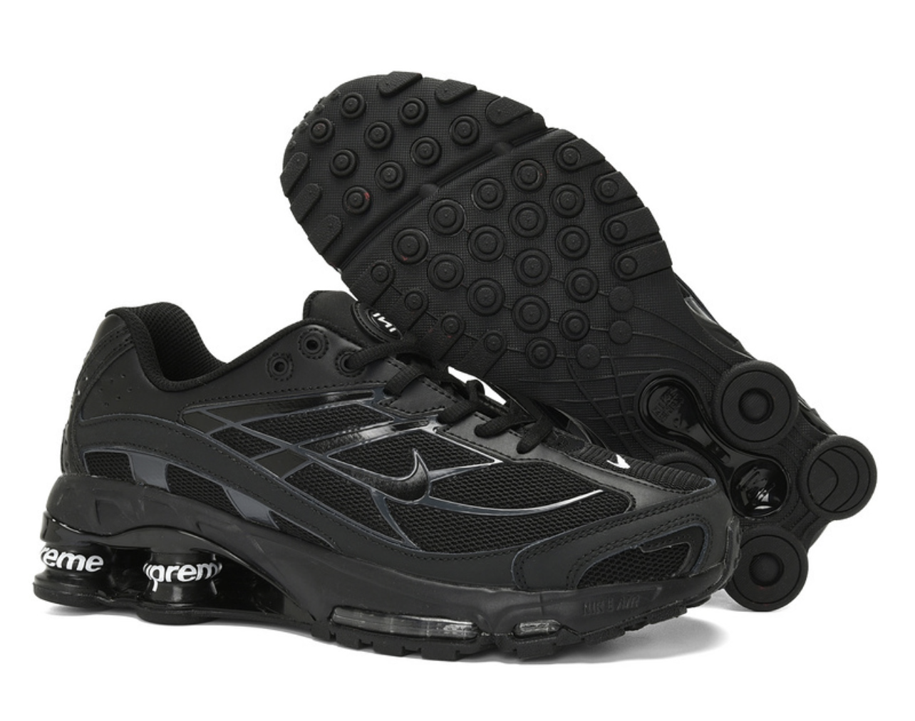 Supreme x Shox Ride 2 Triple Black