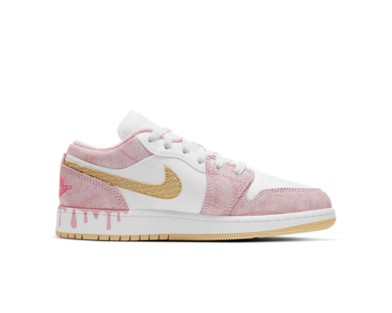 Air Jordan 1 Low Paint Drip-Strawberry Ice Cream