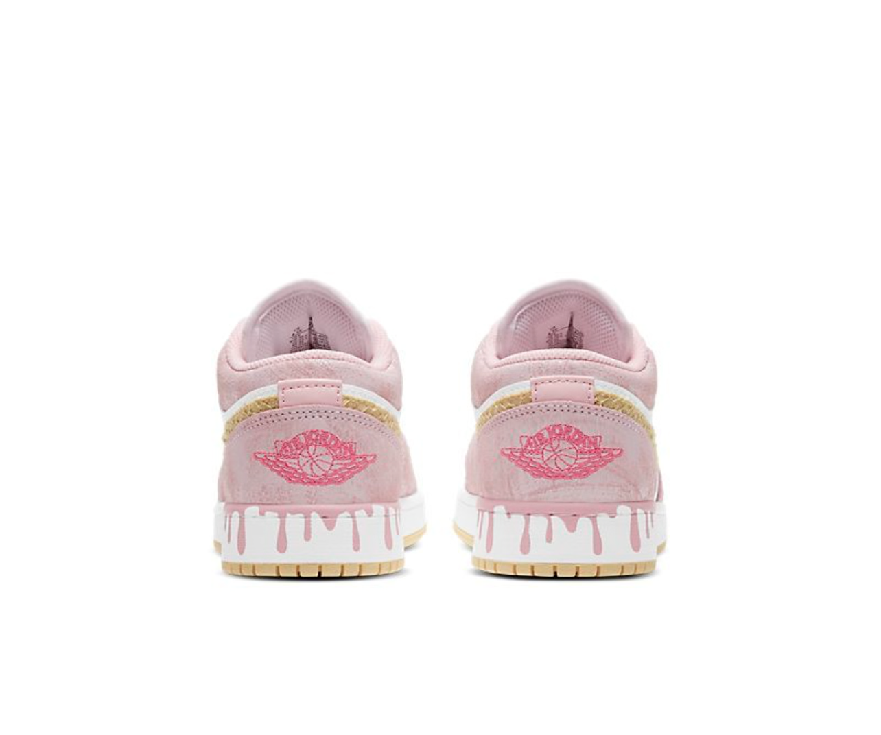 Air Jordan 1 Low Paint Drip-Strawberry Ice Cream