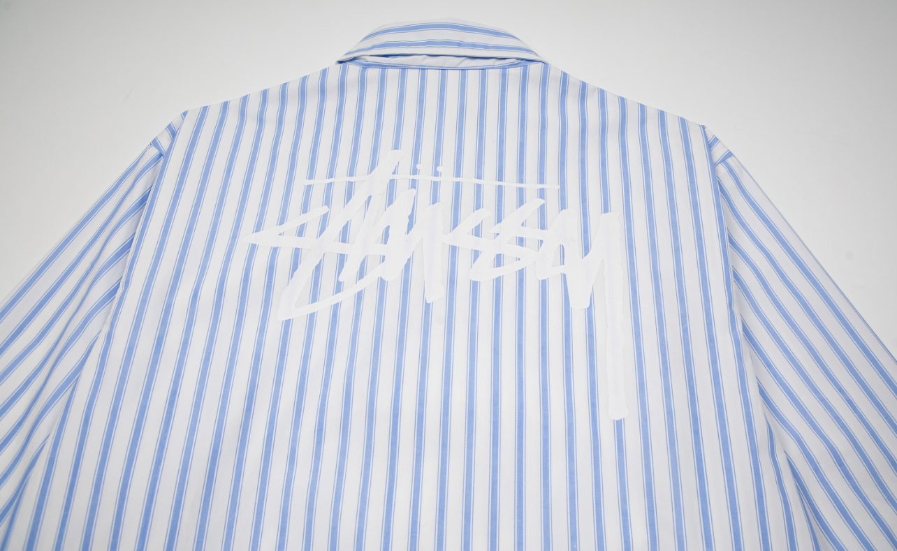 Stűssy long-sleeve button-up shirt